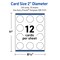 Avery Printable Round Business Cards with Sure Feed Technology, Pre-Printed Floral Design, Matte White, 2" Diameter, Laser & Inkjet Compatible, 120 Total, Great for Branding, Marketing, and Events
